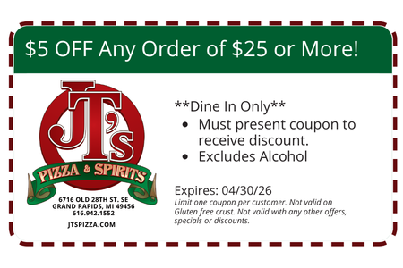 $5 OFF Any Order Of $25 or More!